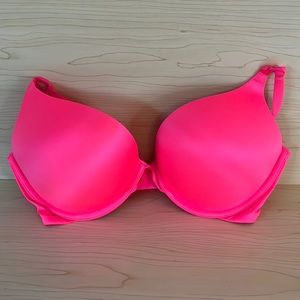 Victoria’s Secret Bombshell Plunge 32D Hot Corral Pink